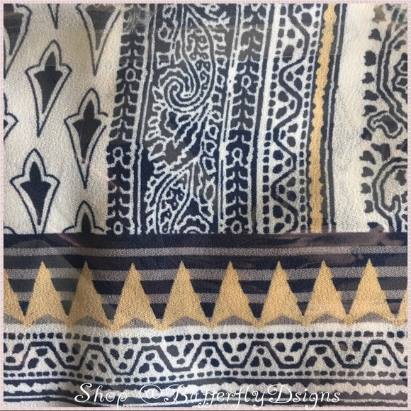 2xHP Mix Print Sheer Cozy Sweater Cardigan - Picture 5 of 13